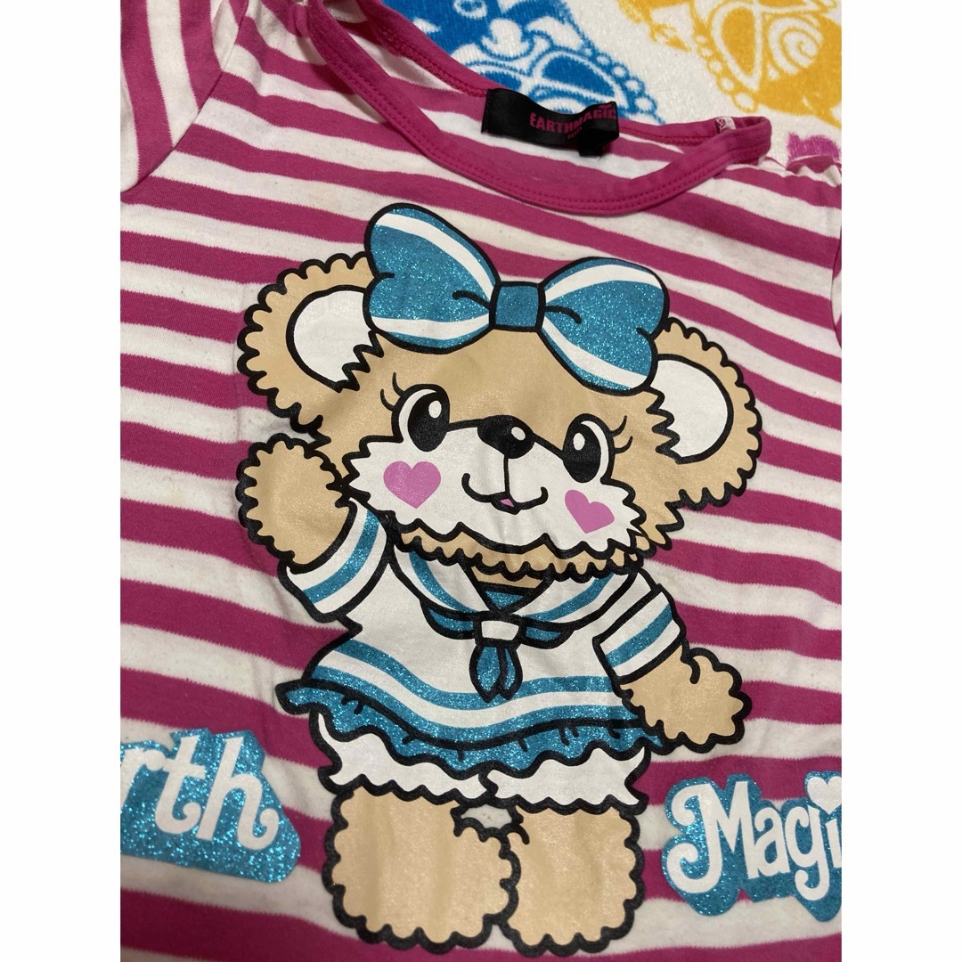 EARTHMAGIC(アースマジック)のEARTHMAGIC 半袖 100 キッズ/ベビー/マタニティのキッズ服女の子用(90cm~)(Tシャツ/カットソー)の商品写真