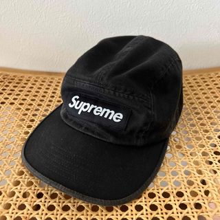 シュプリーム(Supreme)のシュプリーム　キャップ　ブラック(キャップ)