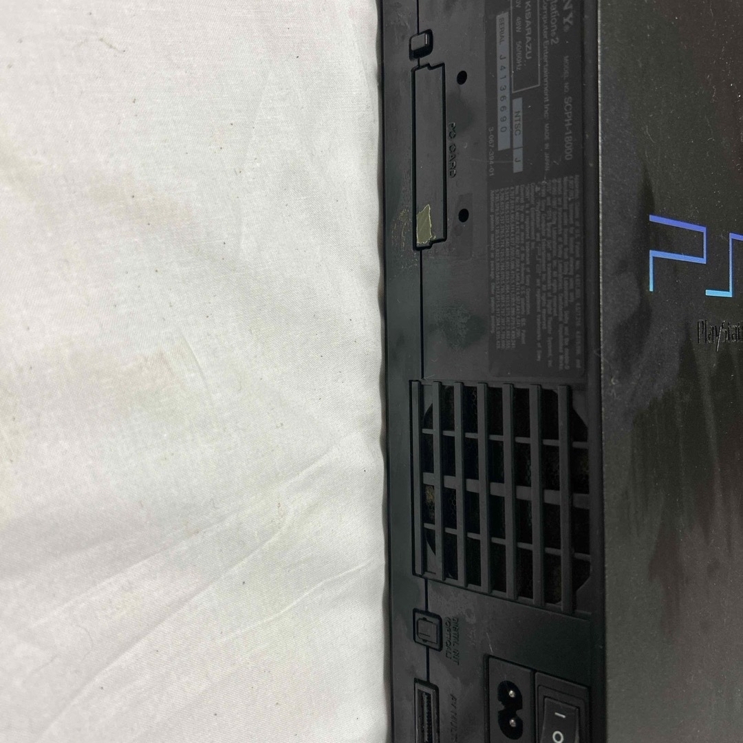 PlayStation2(プレイステーション2)のPS2 プレステ2 本体セット　コントローラ エンタメ/ホビーのゲームソフト/ゲーム機本体(家庭用ゲーム機本体)の商品写真