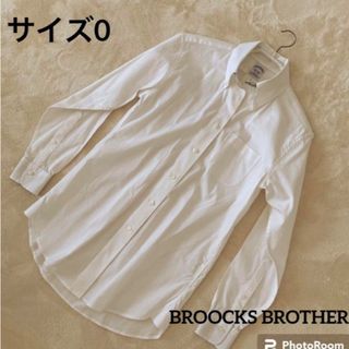 Brooks Brothers - 【美品】ブルックスブラザーズ　ボタンダウンサイズ0 ホワイトシャツ　SM相当