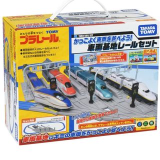 タカラトミー(Takara Tomy)のプラレール　車両基地レールセット(電車のおもちゃ/車)