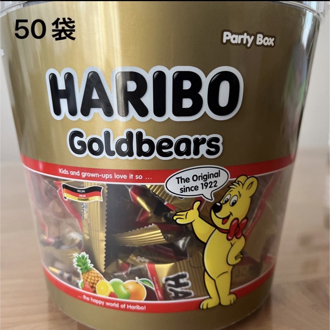 ハリボー　ミニゴールドベアー　50袋 食品/飲料/酒の食品(菓子/デザート)の商品写真