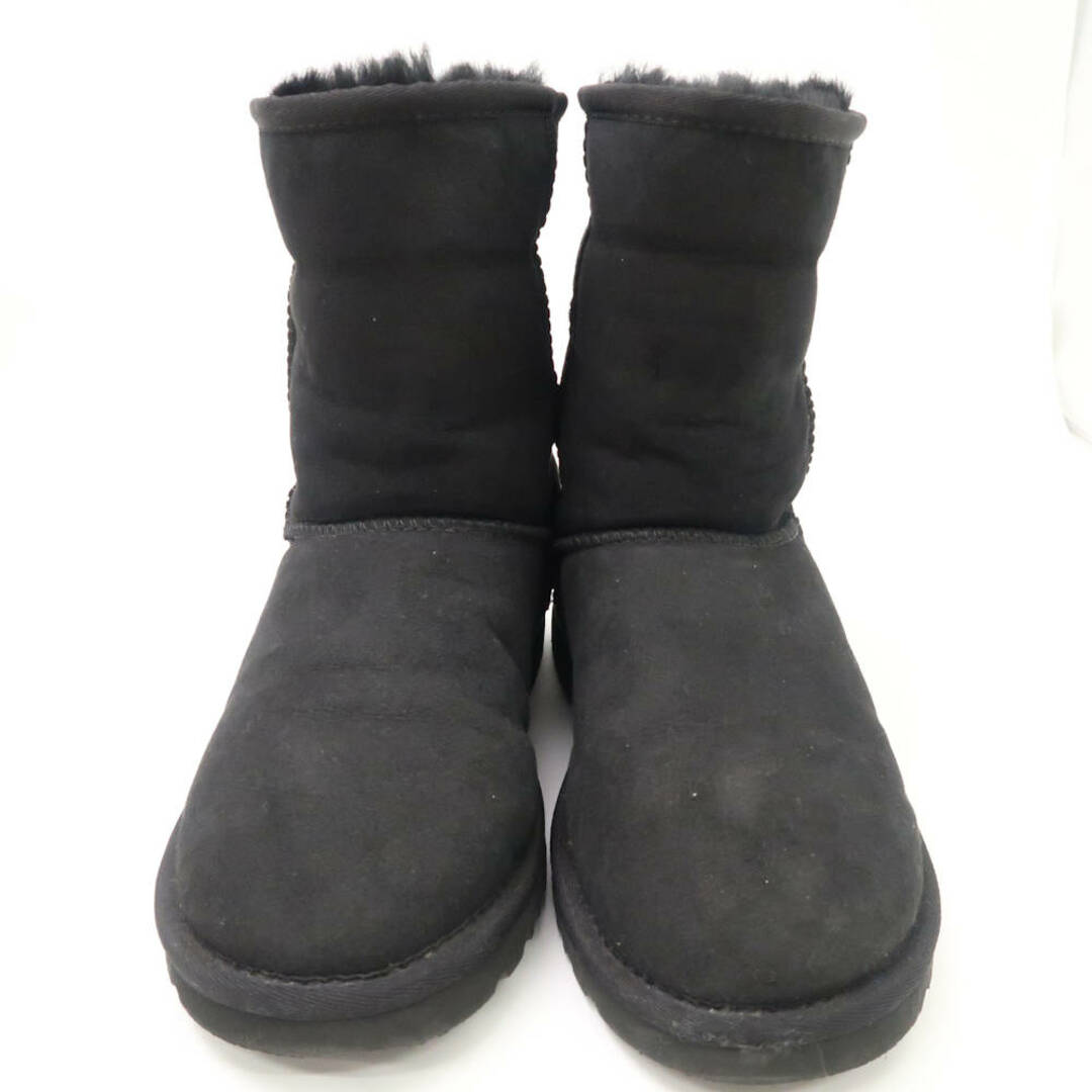 UGG(アグ)の美品 UGG アグ 5825 クラシック ショート ブーツ 23cm ムートン ファー シューズ 黒 レディース AU2487A47  レディースの靴/シューズ(ブーツ)の商品写真