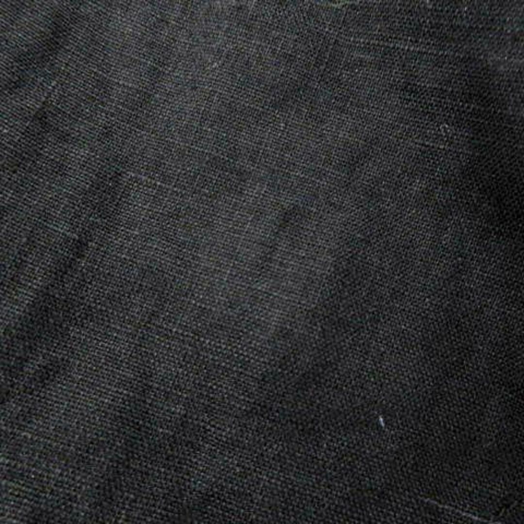 Max Mara(マックスマーラ)のマックスマーラ ブラウス ノースリーブ リネン I40 M相当 スミクロ 黒 レディースのトップス(シャツ/ブラウス(半袖/袖なし))の商品写真