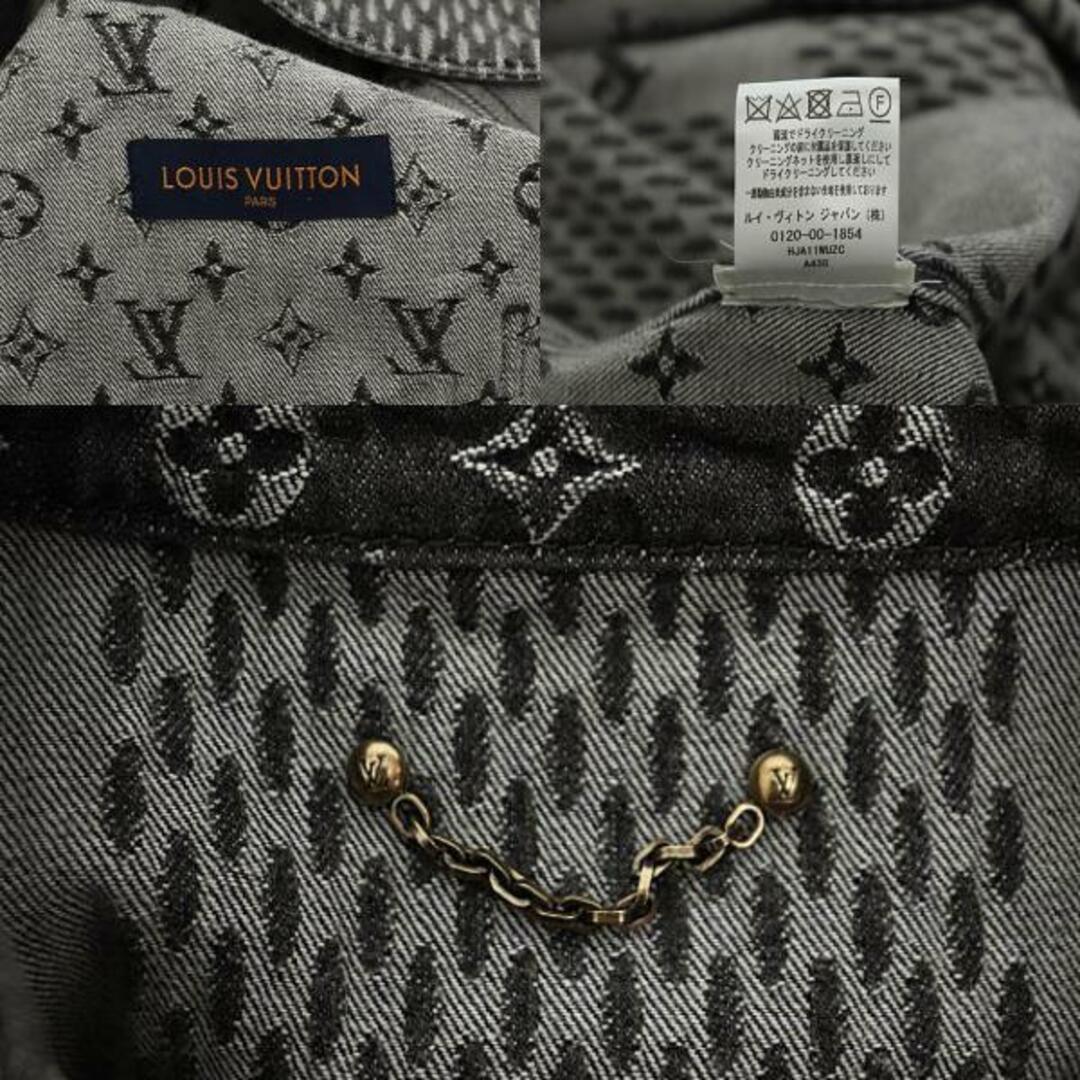 LOUIS VUITTON(ルイヴィトン)のルイヴィトン ×ニゴー 20AW ジャイアント ダミエ デニム ジャケット 黒 メンズのジャケット/アウター(Gジャン/デニムジャケット)の商品写真