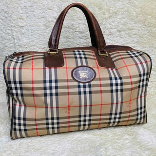 バーバリー(BURBERRY)の【激レア】BURBERRYS ボストンバッグ トラベルバッグ ホースロゴ(ボストンバッグ)