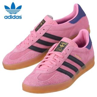 アディダス(adidas)の【アウトレット】adidas アディダス GAZELLE INDOOR W ガゼル インドア IE7002 レディース スニーカー ピンク NKN ピンク(スニーカー)