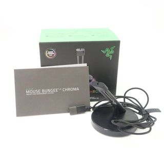 レイザー(LAZER)の美品 RAZER レイザー MOUSE BUNGEE V3 CHROMA マウスコードマネジメントシステム ゲーミング PC周辺機器 HY950C (PC周辺機器)