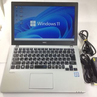 エヌイーシー(NEC)のNEC/VKL23/Win11/12.5型/i3-2.3G/8G/500G/無線(ノートPC)