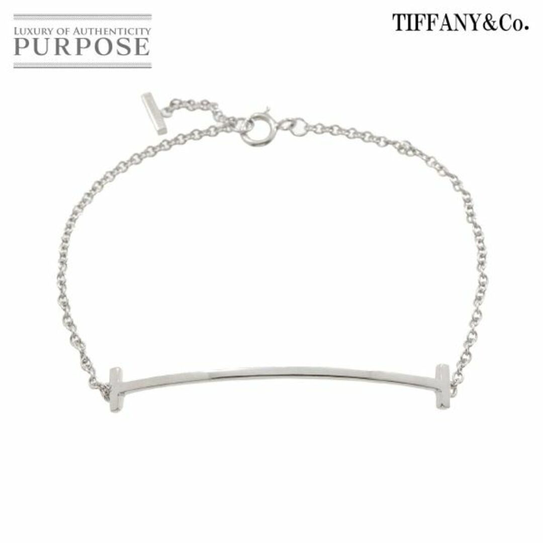 Tiffany & Co.(ティファニー)のティファニー TIFFANY&CO. Tスマイル ブレスレット 16cm K18 WG ホワイトゴールド 750 ブレスレット VLP 90216221 レディースのアクセサリー(ブレスレット/バングル)の商品写真