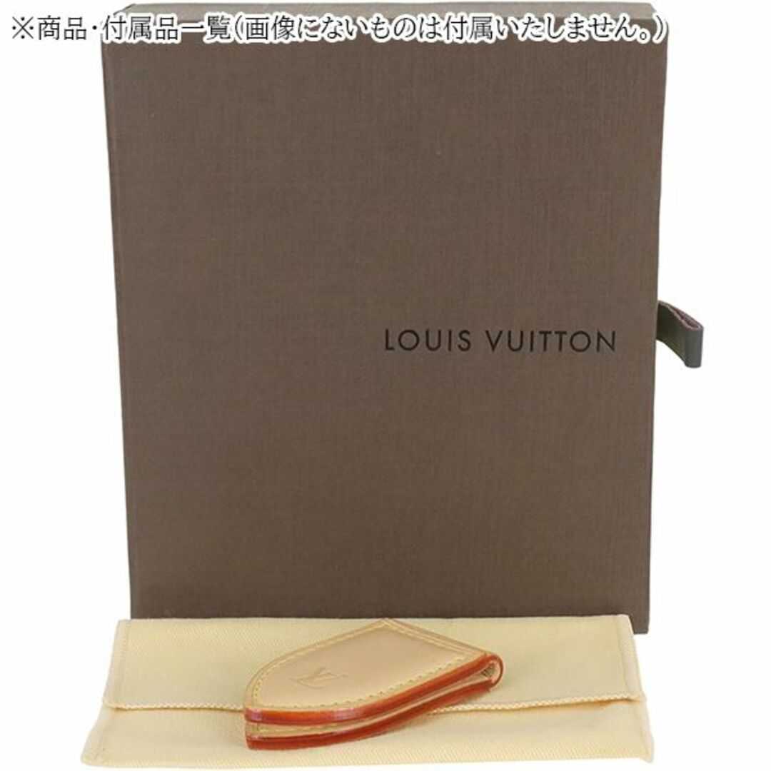 LOUIS VUITTON(ルイヴィトン)のルイヴィトン マネークリップ お札挟み メンズ レディース ベージュ LV 美品 h-h040 メンズのファッション小物(マネークリップ)の商品写真