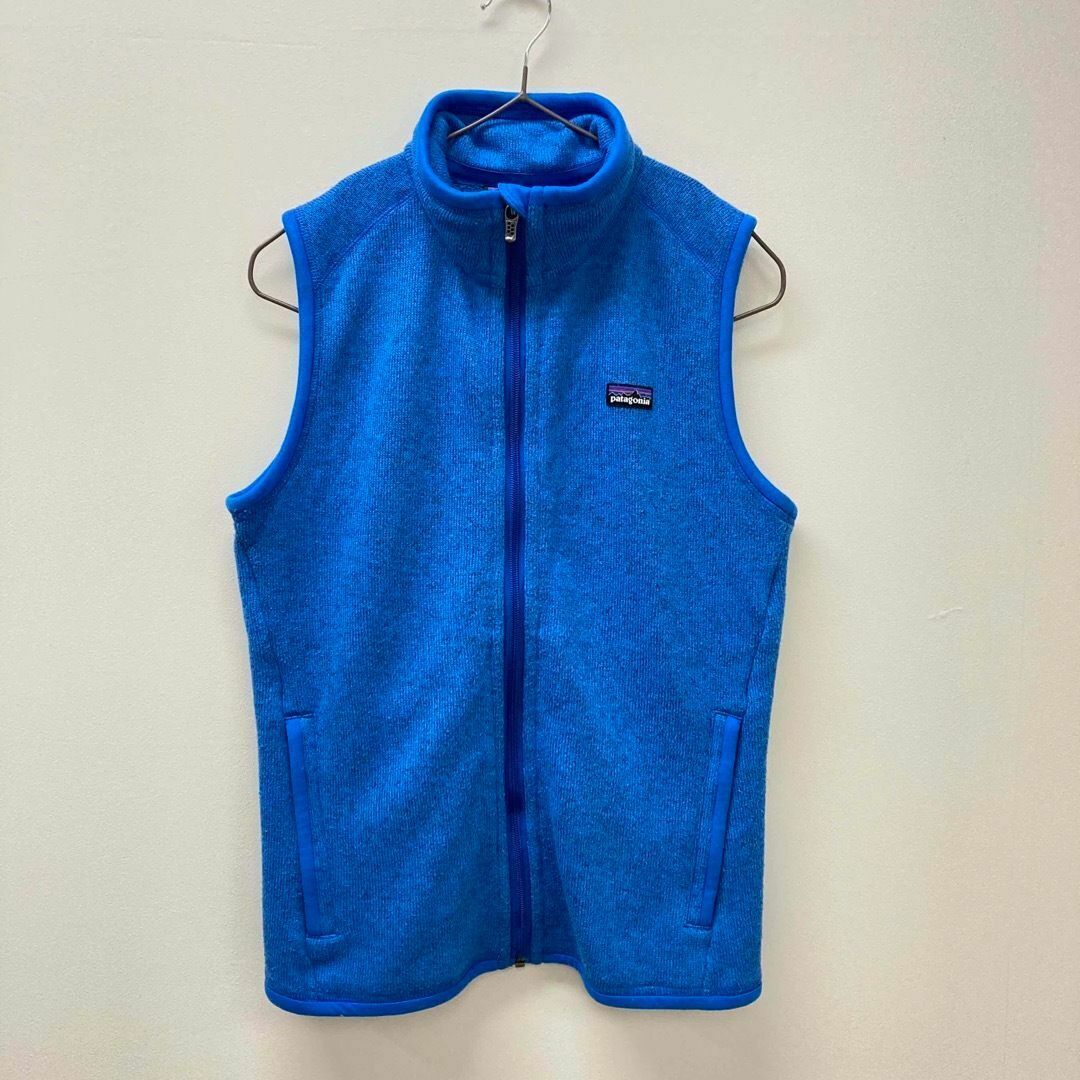 patagonia(パタゴニア)の【美品】古着　パタゴニア　フリース　ベスト　レディース　Sサイズ　ブルー レディースのトップス(ベスト/ジレ)の商品写真