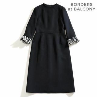 ボーダーズアットバルコニー(BORDERS at BALCONY)の776*美品 ボーダーズアットバルコニー 2way ワンピース(ひざ丈ワンピース)