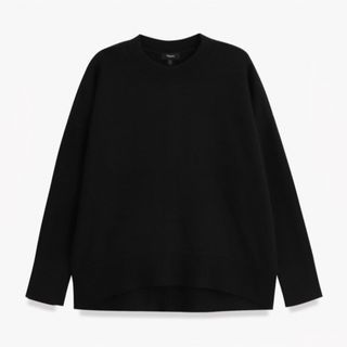 セオリー(theory)のTheory 23AW コットンカシミア ラインステッチ クルーネックニット(ニット/セーター)