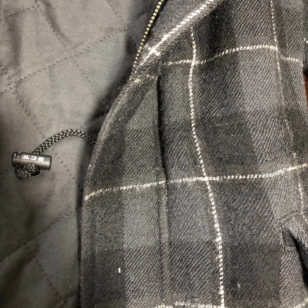 BOYCOTT(ボイコット)のBOYCOTT  チェック柄スタンドカラーコート メンズのジャケット/アウター(その他)の商品写真