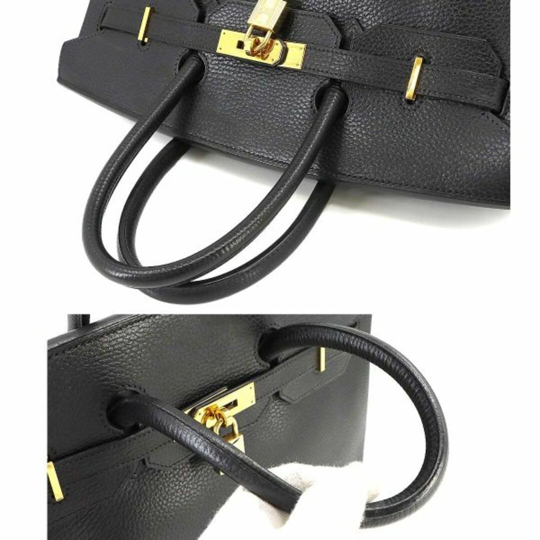 Hermes(エルメス)のエルメス HERMES バーキン35 ハンド バッグ アルデンヌ ブラック □G刻印 ゴールド 金具 VLP 90227193 レディースのバッグ(ハンドバッグ)の商品写真