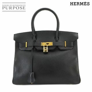 エルメス(Hermes)のエルメス HERMES バーキン30 ハンド バッグ アルデンヌ ブラック □E刻印 ゴールド 金具 VLP 90228593(ハンドバッグ)