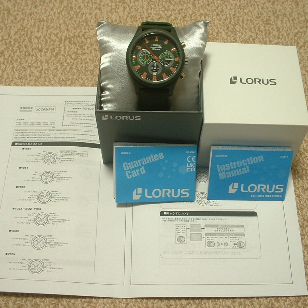 SEIKO - セイコー LORUS ミリタリークロノグラフ メンズ腕時計の SEIKO - セイコー LORUS ミリタリークロノグラフ メンズ腕時計の