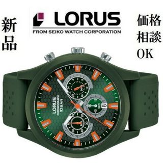 SEIKO - セイコー　LORUS　ミリタリークロノグラフ　メンズ腕時計