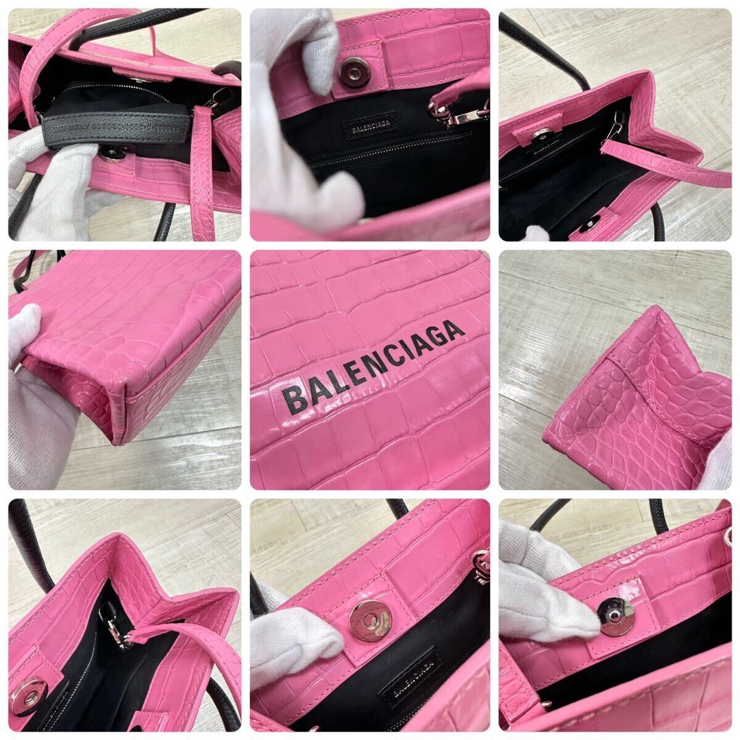 Balenciaga(バレンシアガ)のBALENCIAGA クロコ 型押し 2way ショッピング トート バッグ レディースのバッグ(トートバッグ)の商品写真