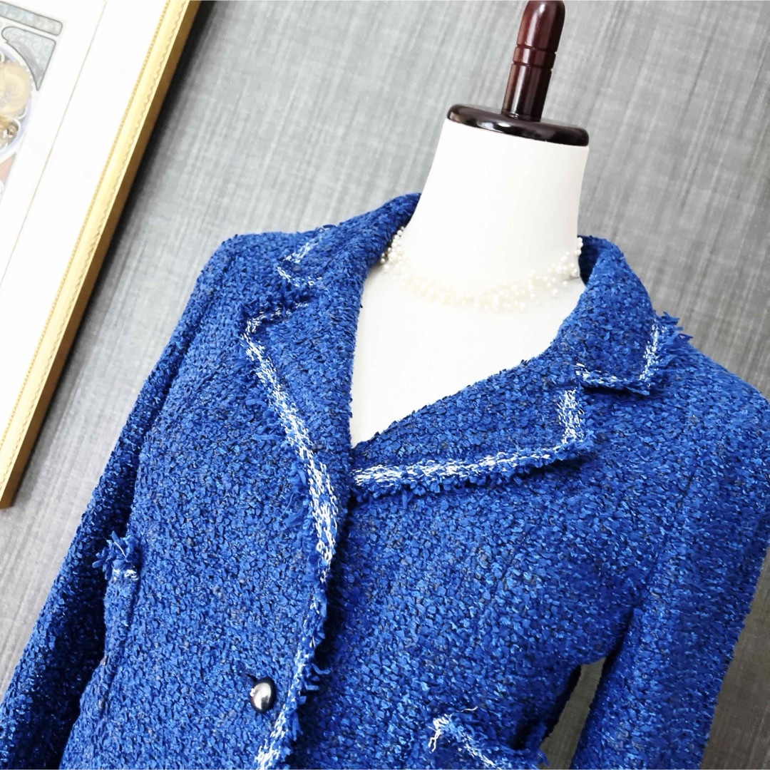 CHANEL - 美品 CHANEL シャネル ツイード ブラックパール風 CHANEL - 美品 CHANEL シャネル ツイード ブラックパール風