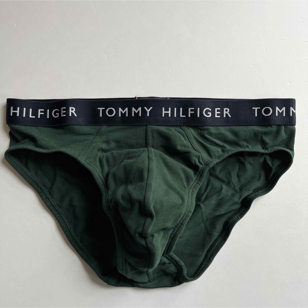 TOMMY HILFIGER(トミーヒルフィガー)のトミーヒルフィガー　メンズビキニ　M(S) グリーン　ビキニブリーフ　男性下着 メンズのアンダーウェア(その他)の商品写真