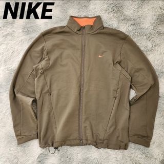 ナイキ(NIKE)のNIKE ジップジャケット ブラウン ピンク(ブルゾン)