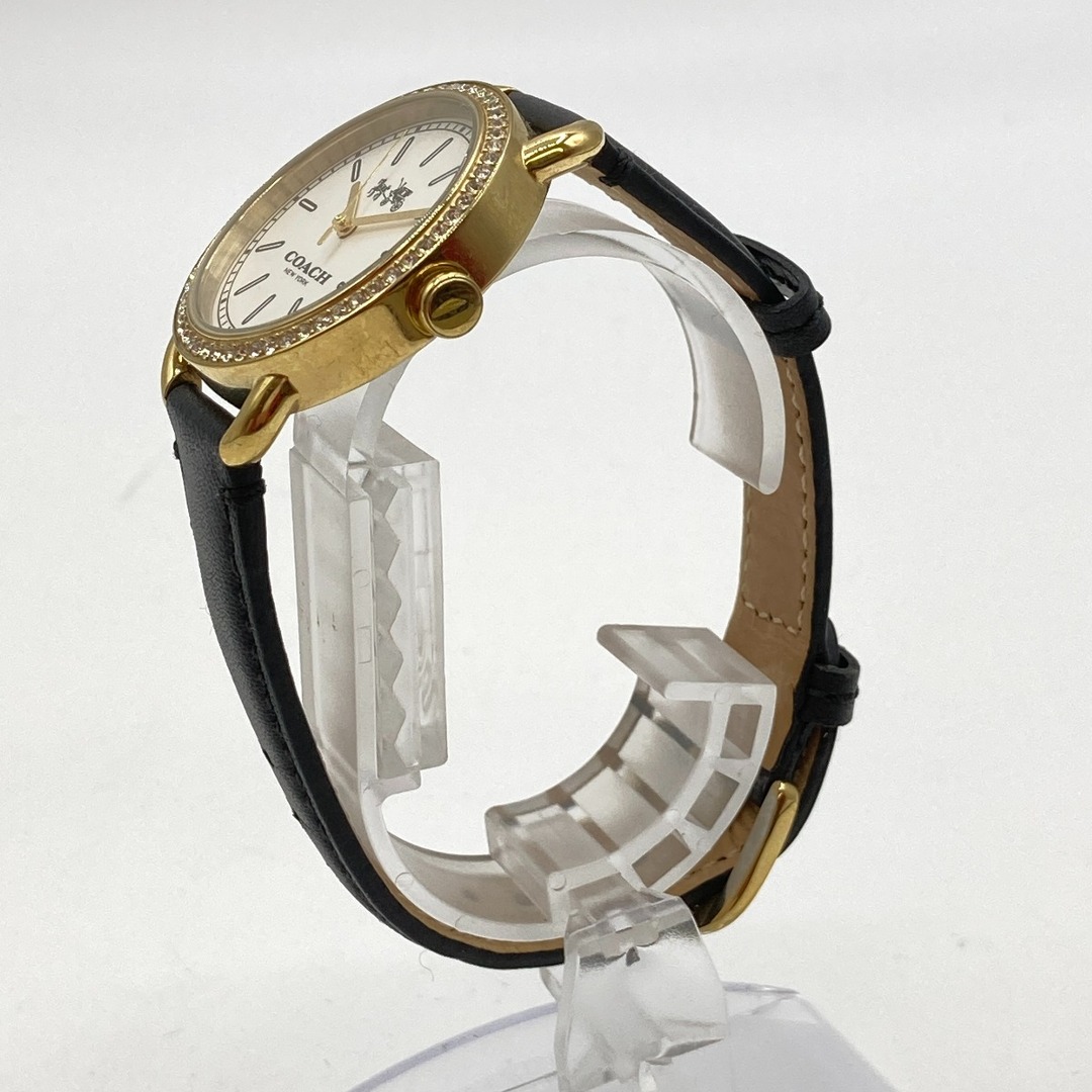 COACH(コーチ)の◎◎COACH コーチ 腕時計 クォーツ レディース CA.105.7.34.1140S ホワイト x ゴールド レディースのファッション小物(腕時計)の商品写真