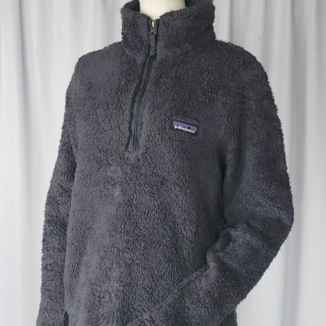 patagonia(パタゴニア)のSサイズ/パタゴニア ハーフジップ ボアフリースジャケット グレー系 レディースのジャケット/アウター(その他)の商品写真