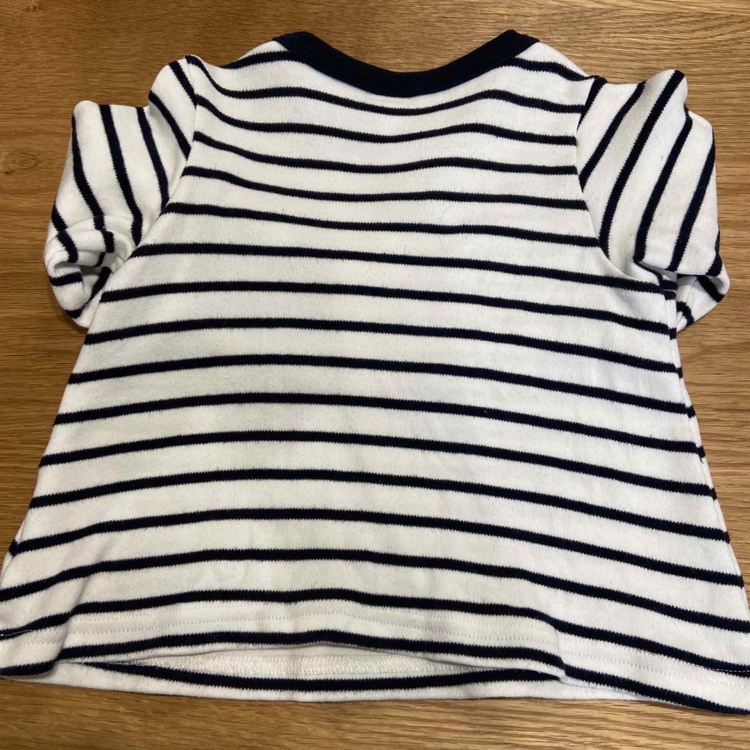 petit main(プティマイン)のプティマイン 90センチ ロンT 2枚セット キッズ/ベビー/マタニティのキッズ服女の子用(90cm~)(Tシャツ/カットソー)の商品写真