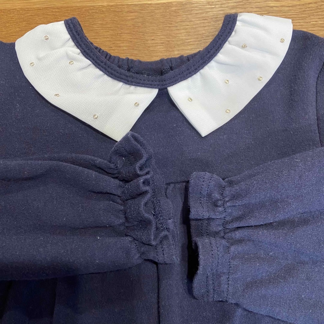 petit main(プティマイン)のプティマイン 90センチ ロンT 2枚セット キッズ/ベビー/マタニティのキッズ服女の子用(90cm~)(Tシャツ/カットソー)の商品写真