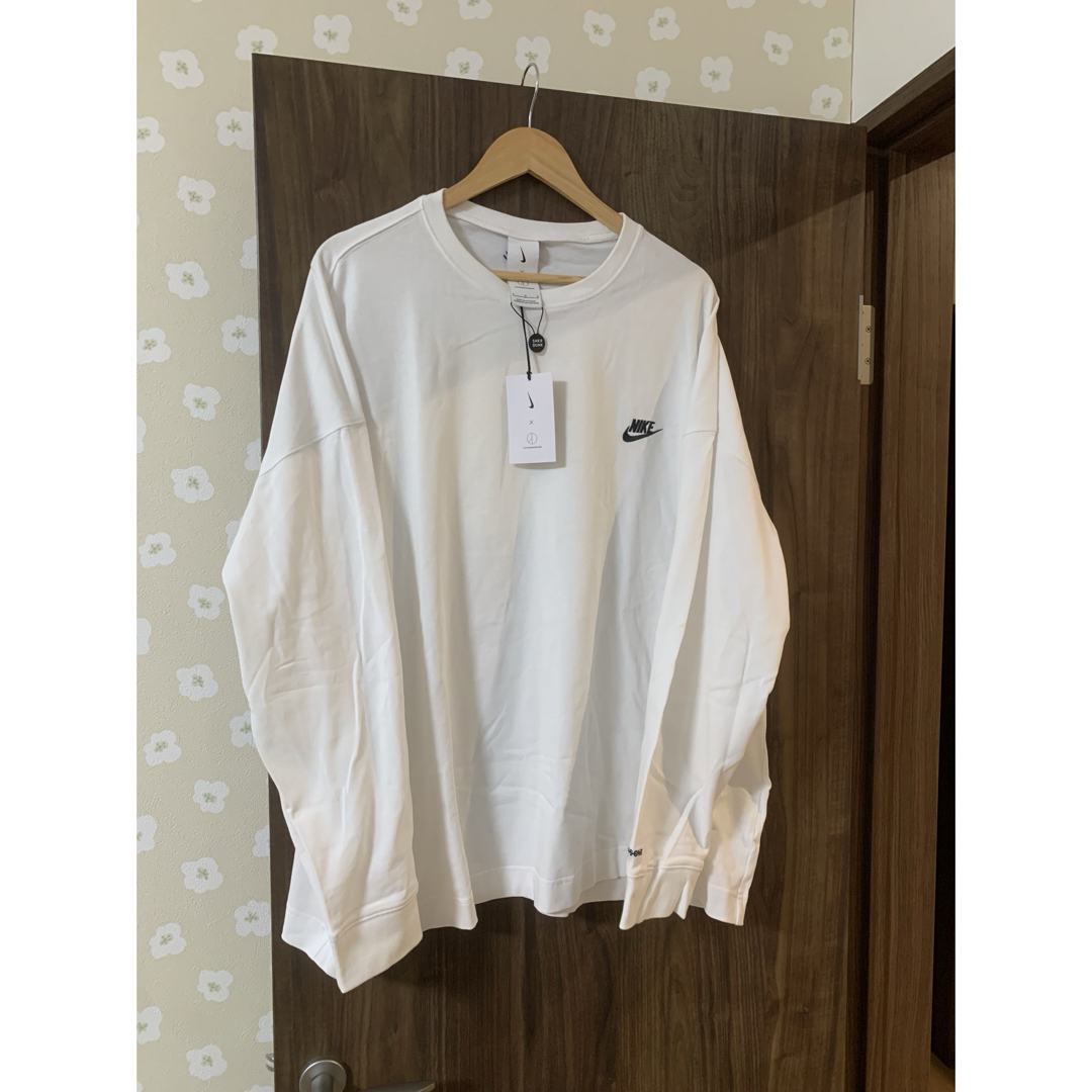 NIKE(ナイキ)のPEACEMINUSONE PMO x NIKE LS Tee "White" メンズのトップス(Tシャツ/カットソー(七分/長袖))の商品写真