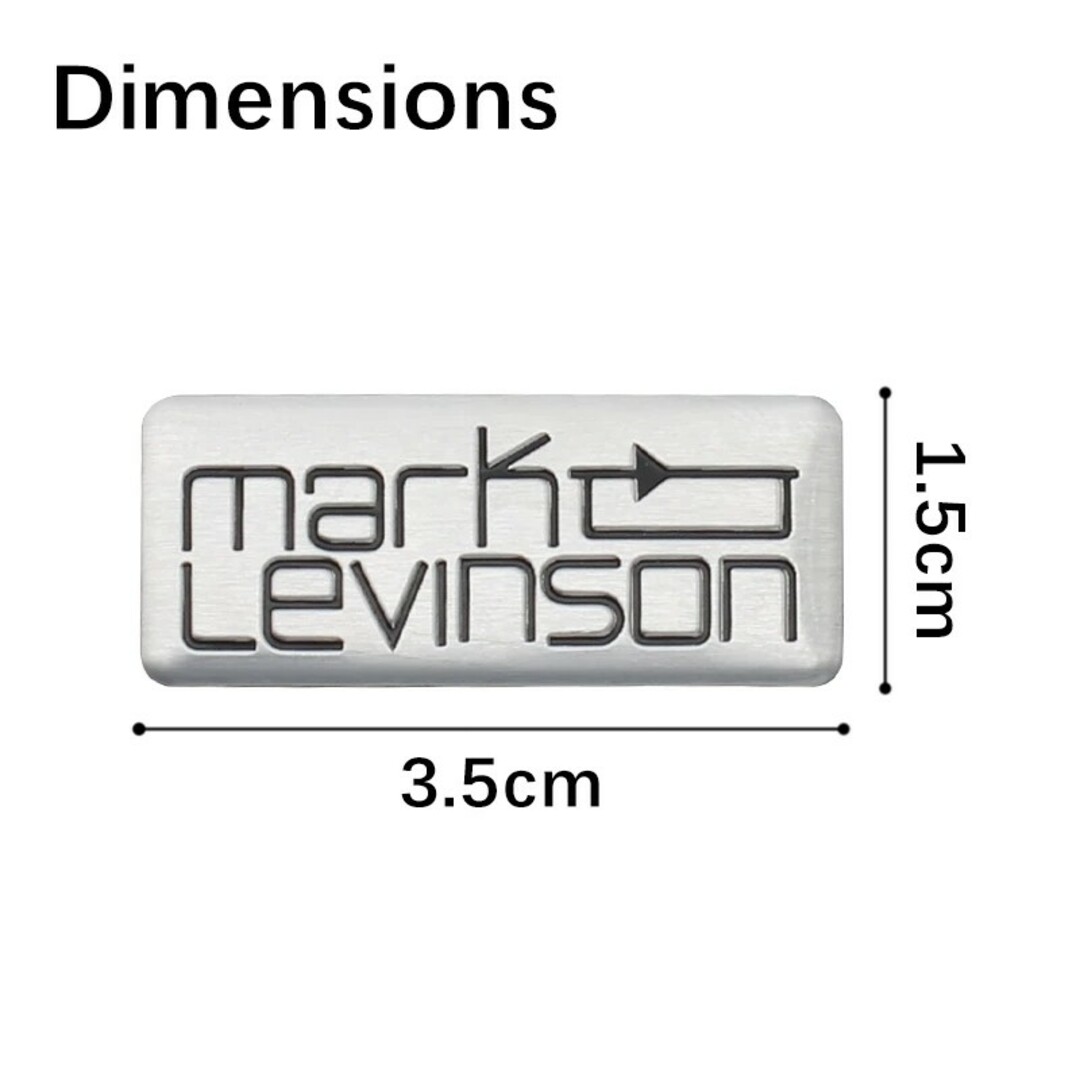 スピーカーエンブレム　マークレビンソン　Mark Levinson5個セット スマホ/家電/カメラのオーディオ機器(スピーカー)の商品写真
