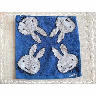 miffy - 【新品未使用】ミッフィ miffy タオルハンカチ  ブルー