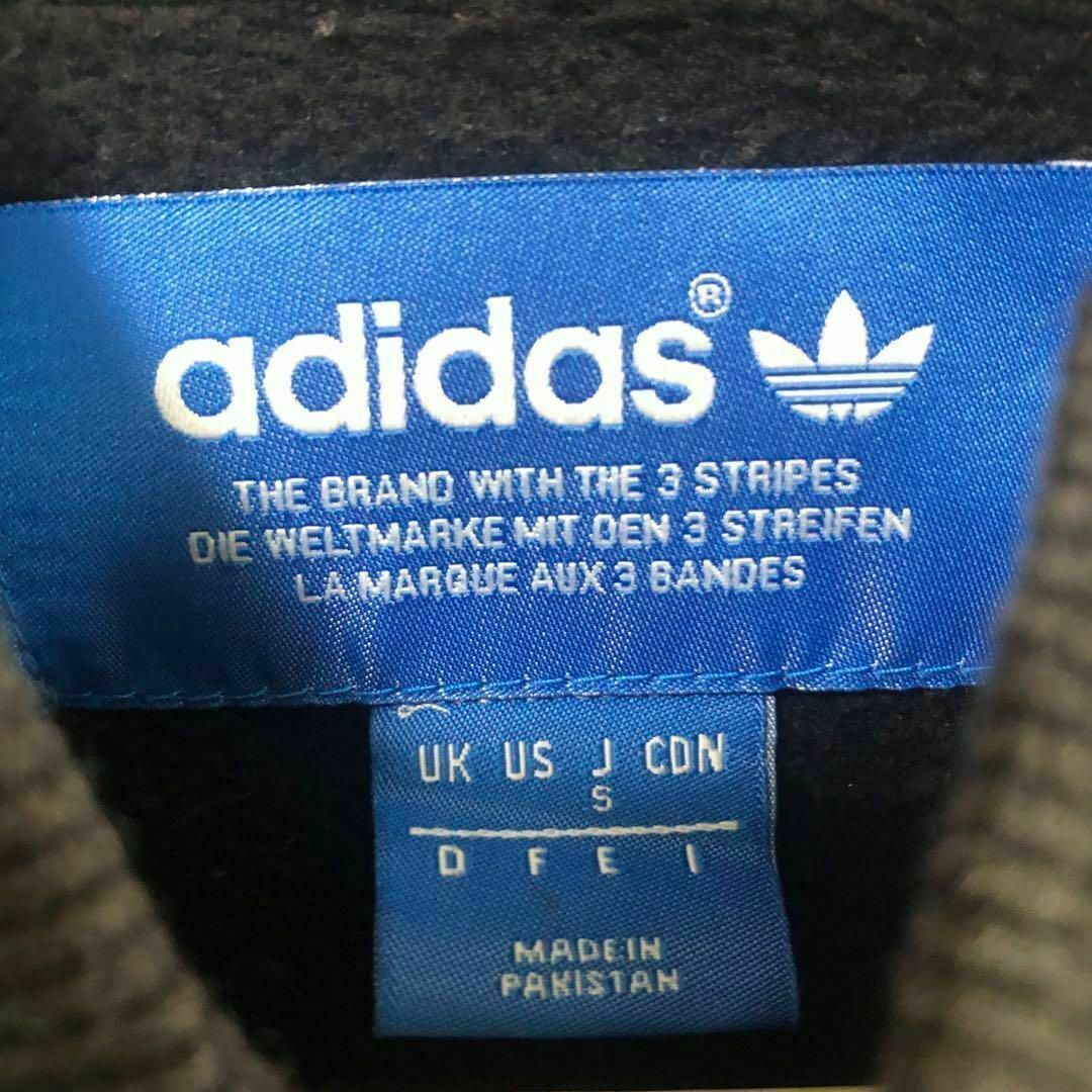 Originals（adidas）(オリジナルス)のadidas アディダス　ブルゾン　トレフォイル　ブラック　黒　プリント　S メンズのジャケット/アウター(ブルゾン)の商品写真