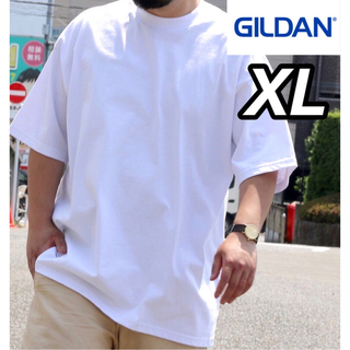 ギルタン(GILDAN)の新品未使用 ギルダン 6oz ウルトラコットン 無地半袖Tシャツ 白 XL(Tシャツ/カットソー(半袖/袖なし))