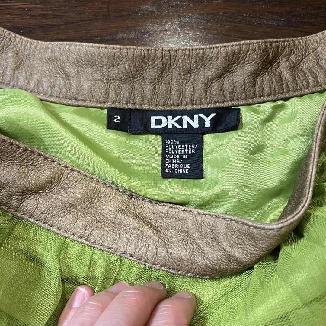 DKNY(ダナキャランニューヨーク)のDKNY ダナキャランニューヨーク チュール プリーツ スカート レディースのスカート(ひざ丈スカート)の商品写真