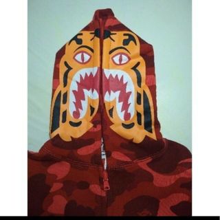 アベイシングエイプ(A BATHING APE)の１１０★BAPE　COLOR　CAMO TIGER ZIP HOODIE(ジャケット/上着)