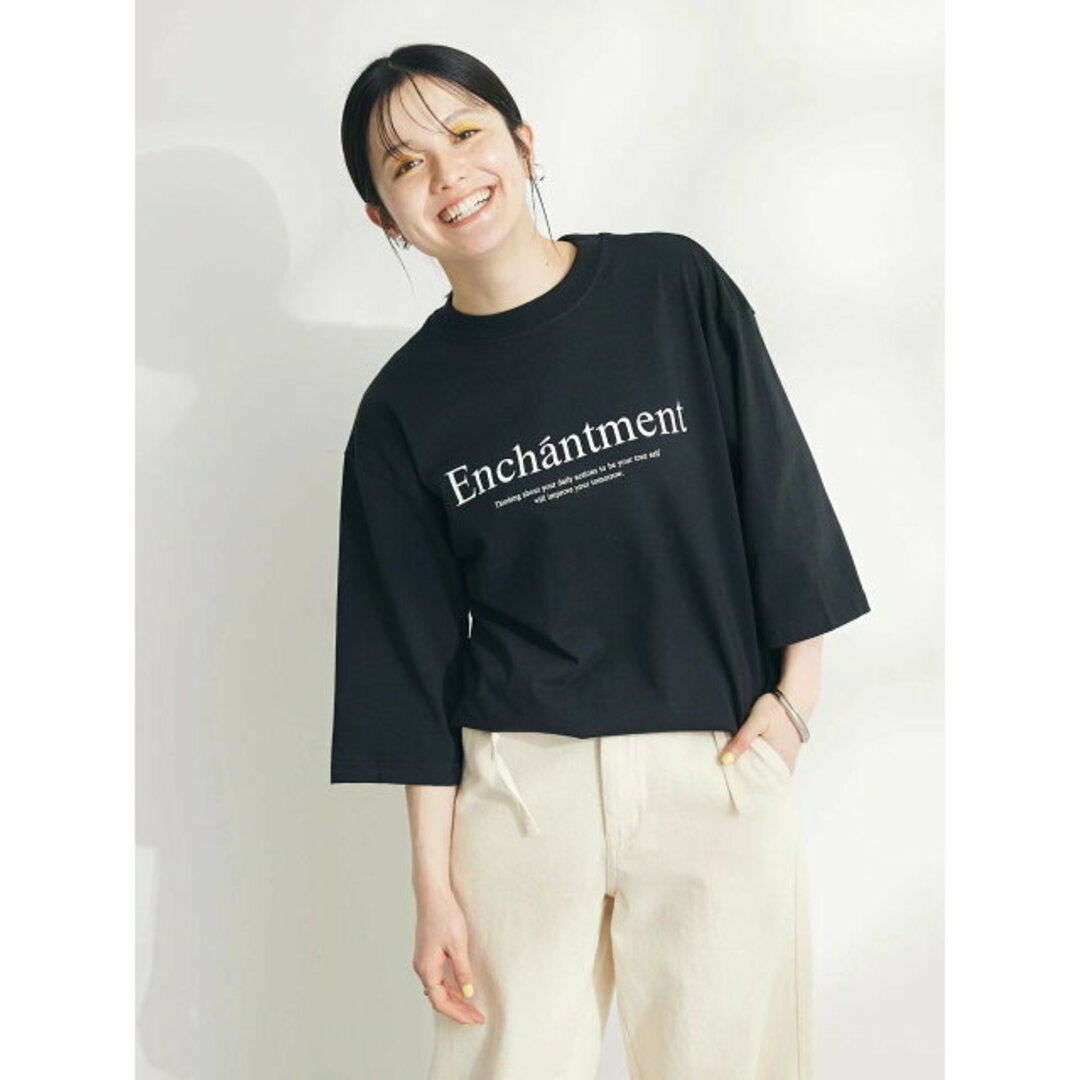 CRAFT STANDARD BOUTIQUE(クラフトスタンダードブティック)の【ブラック】【ユニセックス】Enchantment 7分袖TEE/24SS レディースのトップス(カットソー(長袖/七分))の商品写真