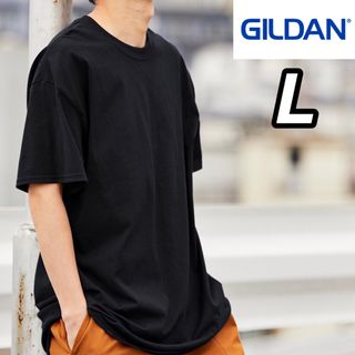 ギルタン(GILDAN)の新品未使用 ギルダン 6oz ウルトラコットン 無地半袖Tシャツ 黒 L(Tシャツ/カットソー(半袖/袖なし))