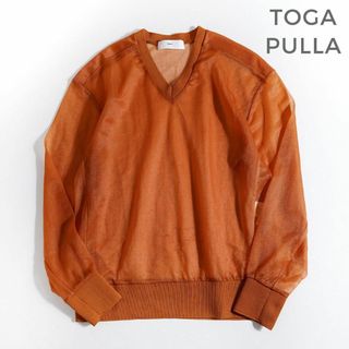 トーガプルラ(TOGA PULLA)の746*トーガプルラ ラメプリントジャージープルオーバー(Tシャツ(長袖/七分))