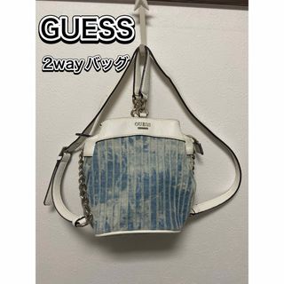 ゲス(GUESS)の送料込　guess カバン　※黄ばみ有り(ショルダーバッグ)