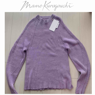 mame - 定価4.1万　マメクロゴウチ　パープルリネン　セーター