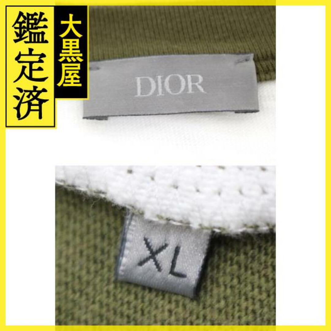 Dior(ディオール)のDior　DIORTEARS　Tシャツ　メンズXL　ホワイト/カーキ　【200】 メンズのトップス(Tシャツ/カットソー(半袖/袖なし))の商品写真