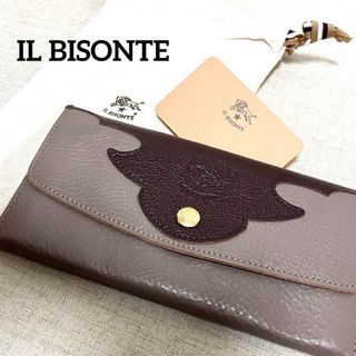 イルビゾンテ(IL BISONTE)のイルビゾンテ　ロングウォレット　シティ ウエスタン　グレー(財布)