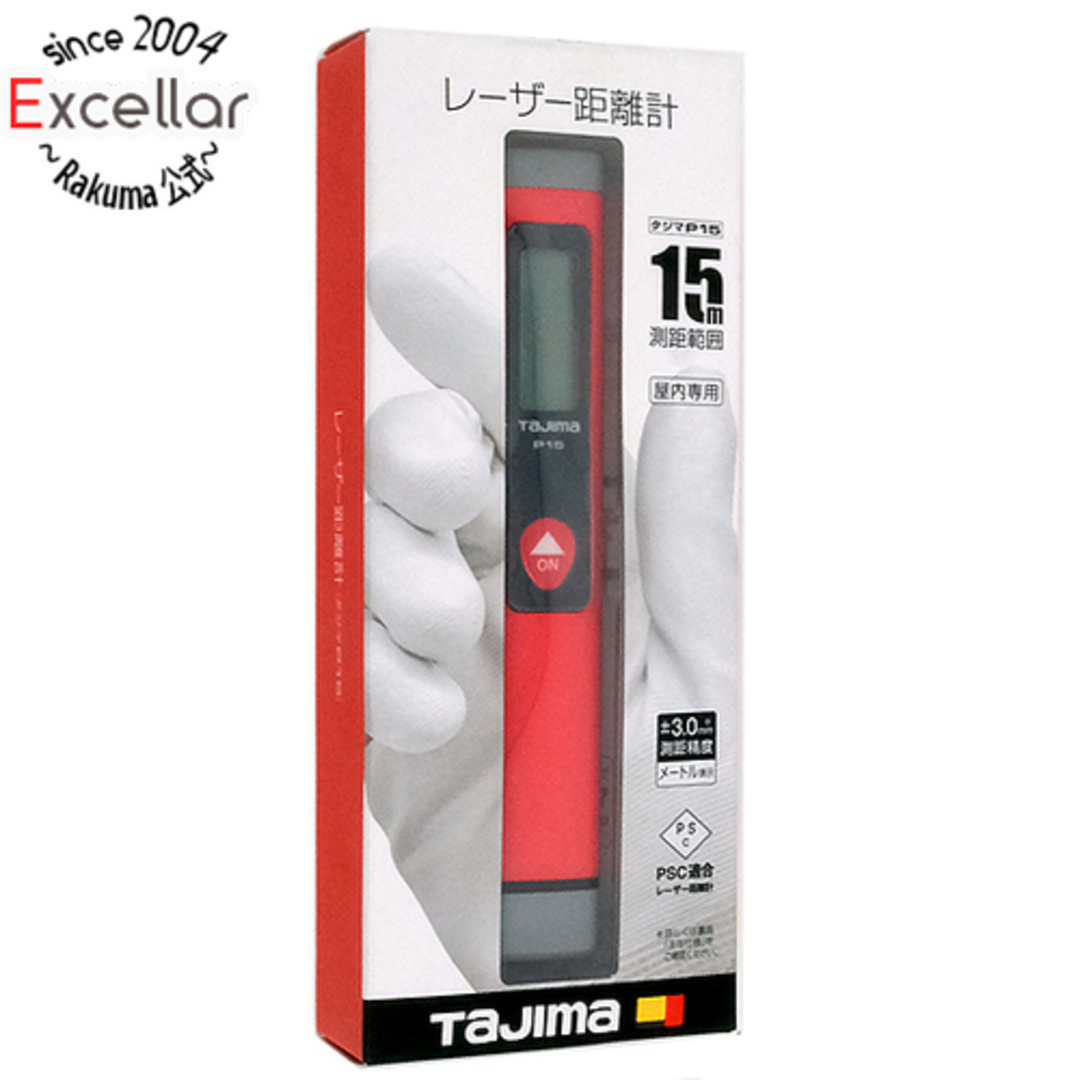 Tajima(タジマ)のTAJIMA　レーザー距離計 P15　LKT-P15R　レッド 自動車/バイクのバイク(工具)の商品写真