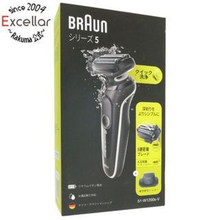 ブラウン(BRAUN)の【新品訳あり(箱きず・やぶれ)】 Braun　シェーバー シリーズ5　Series5 51-W1200s-V　ホワイト(メンズシェーバー)