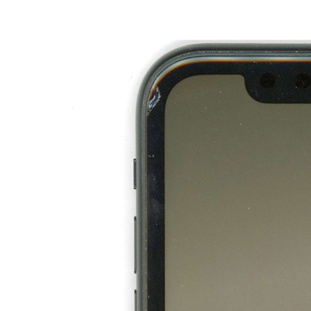 bigapple(ビッグアップル)のAPPLE　iPhone XR 64GB docomo SIMロック解除済み　MT002J/A　ブラック　液晶いたみ スマホ/家電/カメラのスマートフォン/携帯電話(スマートフォン本体)の商品写真