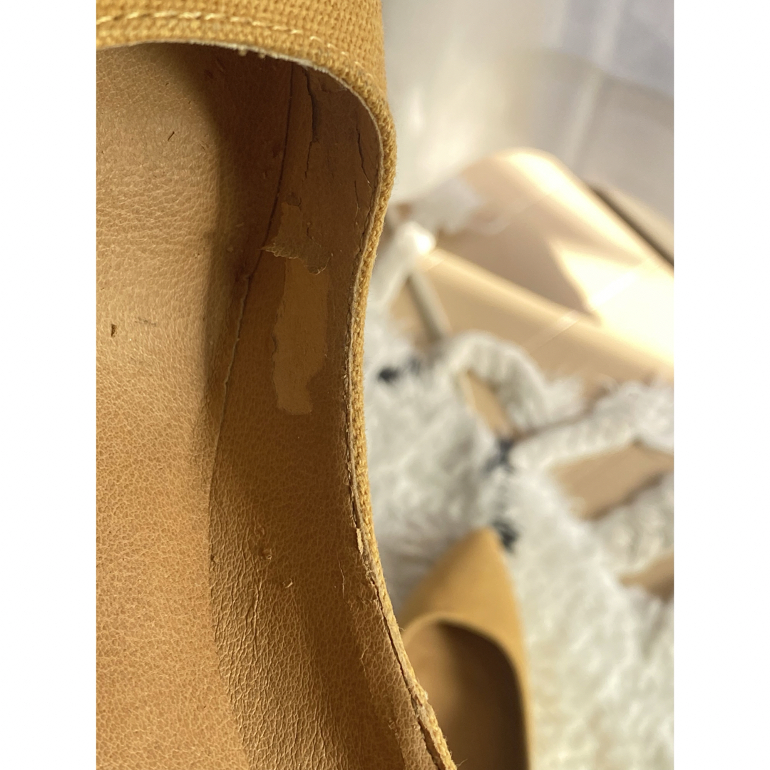 Ungrid(アングリッド)の値下げ☺︎Ungrid  キャンバス　コルク　パンプス レディースの靴/シューズ(ハイヒール/パンプス)の商品写真