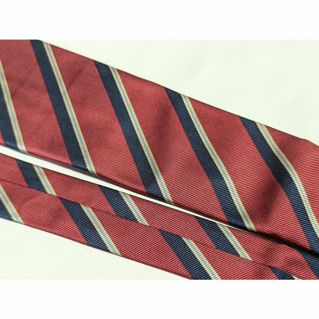英国の頂点 Holliday&Brown ネクタイ ピンク ストライプ メンズのファッション小物(ネクタイ)の商品写真